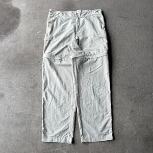 Columbia PFG Convertible Pants Size L Tan Outdoors Omni Shade Hiking